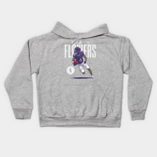 Zay Flowers Baltimore Card Kids Hoodie